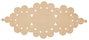 Conceptum Alfombra de Pasillo Ptn 05 - Natural Beige 90 x 200 cm